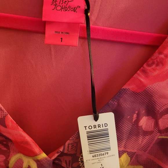 💮 Betsey Johnson Pink Fit and Flare Dress - Picture 3 of 14